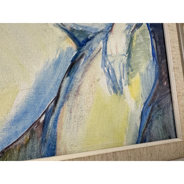 Arthur Y. Nilsson, Nude Study, Oil on Canvas, 1960s, Framed For Sale - Image 9 of 11