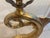 Gilt Brass Dolphin Lamps, a Pair For Sale - Image 9 of 12