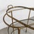 1950s Vintage Brass and Glass Three-Tier Serving Trolley, 1950s For Sale - Image 5 of 9