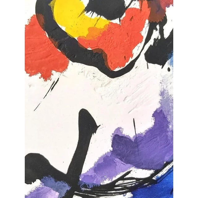 Jean Miotte Composition II Hand signed etching Original etching on Moulin de Larroque paper measuring 66 x 51 cm, while...