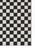 A modern classic is always in style. Part of the Kaia Collection, this playful black and white check rug has been updated...