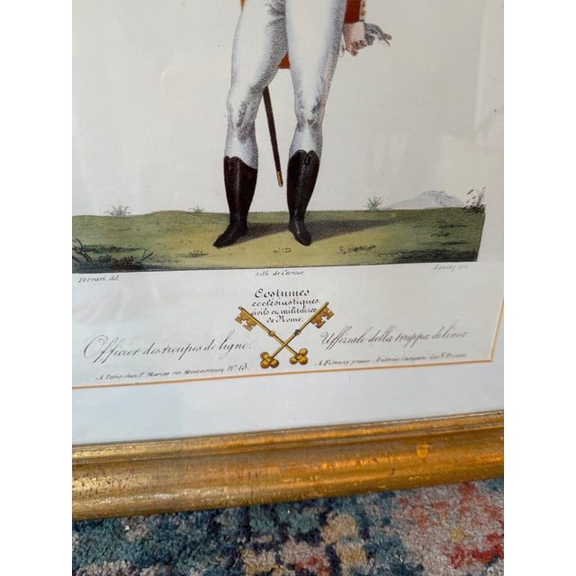 Wood Pair of Framed Soldier Prints For Sale - Image 7 of 10