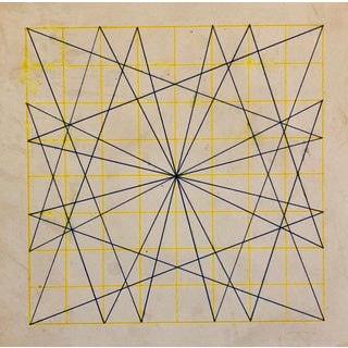 Alvin Dickstein, Untitled 1960s Abstract Geometric Expressionist New York Stable Gallery Drawing, c.1960s For Sale