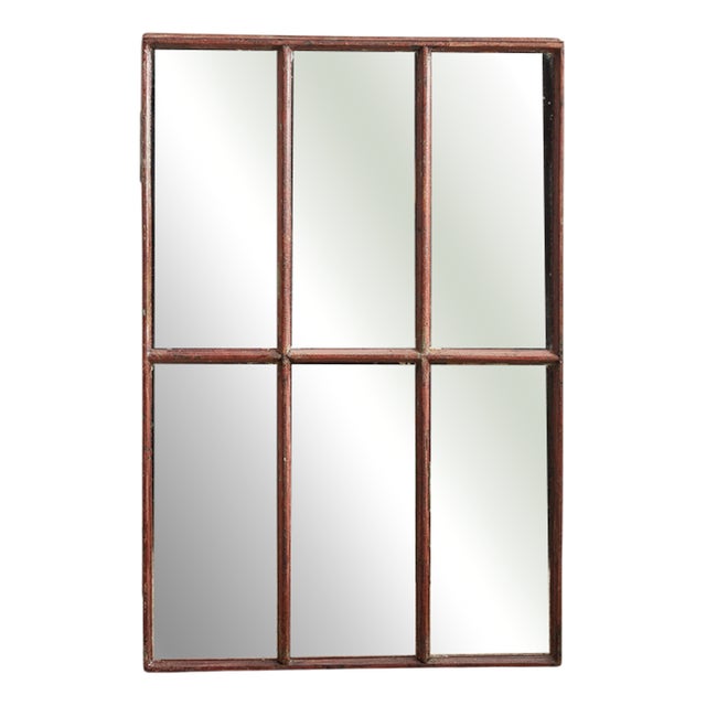 Factory Window Mirror, 1950s For Sale