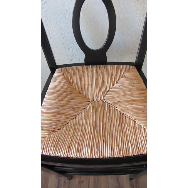 Pottery Barn Black Bar Stools A Pair Chairish