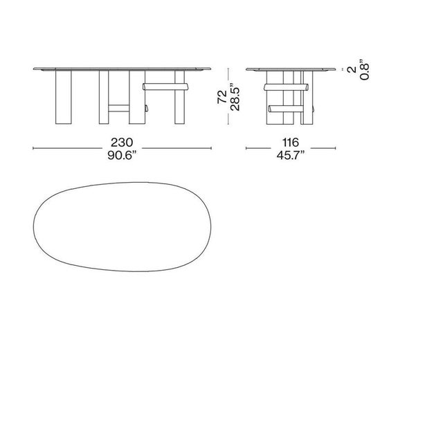 Sengu Table by Patricia Urquiola for Cassina For Sale - Image 10 of 18