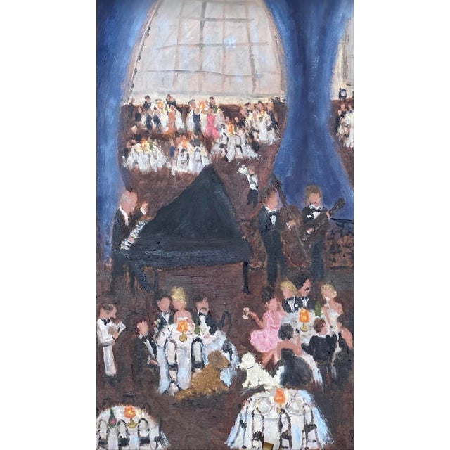 At The Soirée. Original oil painting by Alice Ford. 16 x 20”.