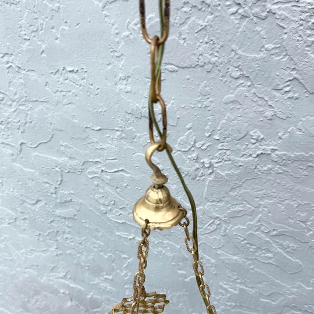 Vintage Middle Eastern Style Pendant Lamp For Sale - Image 4 of 7