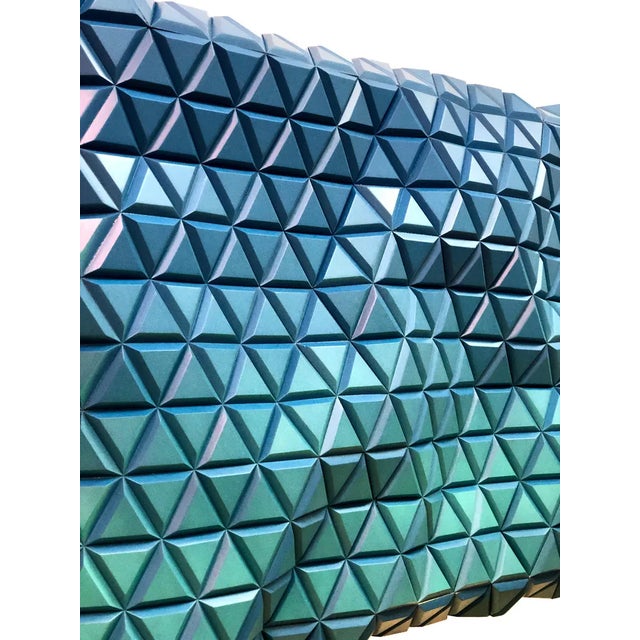 Hugo G. Urrutia, Blue Morpho, 2024, Wood Sculpture For Sale - Image 4 of 7