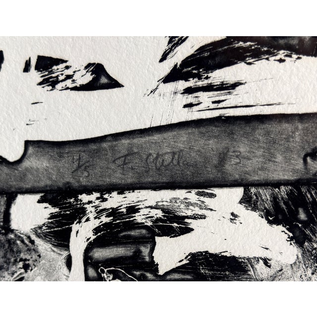 Abstract Frank Stella, Swan Engraving Circle I, State I (Large Hand Signed Etching), 1983 For Sale - Image 3 of 3
