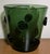 Green Mid-Century Modern Green Blown Glass Vase With Applied Polka Dot Roundels and Rough Pontil at the Base For Sale - Image 8 of 12