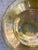 Antique European Hammered Shallow Brass Bowl or Collection Plate For Sale - Image 4 of 7
