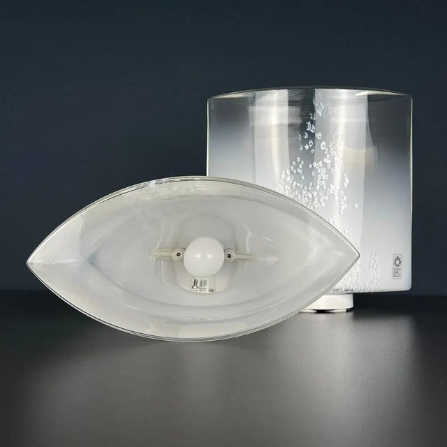 Idra Table Lamps in Murano Glass by Rosanna Toso for Leucos, Italy, 1980s, Set of 2 For Sale - Image 7 of 13