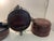 Antique Chinese Red Lacquer & Gold Gilt 2-Tier Footed Wedding Basket For Sale - Image 9 of 9