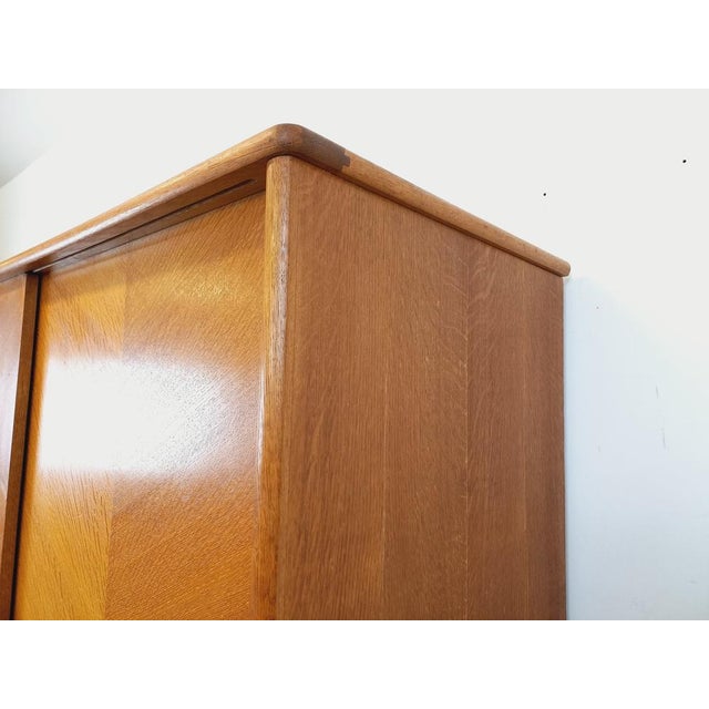 1950s Vintage Oak Wardrobe, 1960s For Sale - Image 5 of 18
