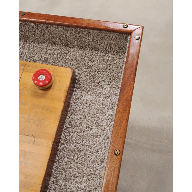 20th Century Americana Arcade Shuffleboard Game Table 22 Ft For Sale - Image 12 of 18