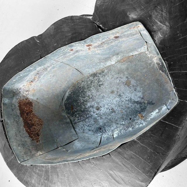 Antique Japanese Wooden Hibachi, 1890s For Sale - Image 12 of 18