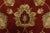 Red Agra Rug 7’10” X 10′ Red Wool/Silk Traditional Hand-Knotted Oriental Carpet For Sale - Image 8 of 12