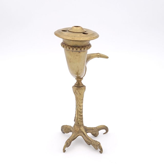 Victorian Brass Victorian Oil Lamp, England Circa 1880 For Sale - Image 3 of 10