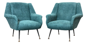 Vintage Armchairs by Gigi Radice for Minotti, Italy, 1960s, Set of 2