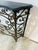 1980s Iron and Marble Console Table For Sale - Image 5 of 12