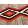 1920s Gray Lozenge Crossing Antique American Navajo Rug 4'9" X 7'3" Flatweave Wool Carpet For Sale - Image 14 of 16