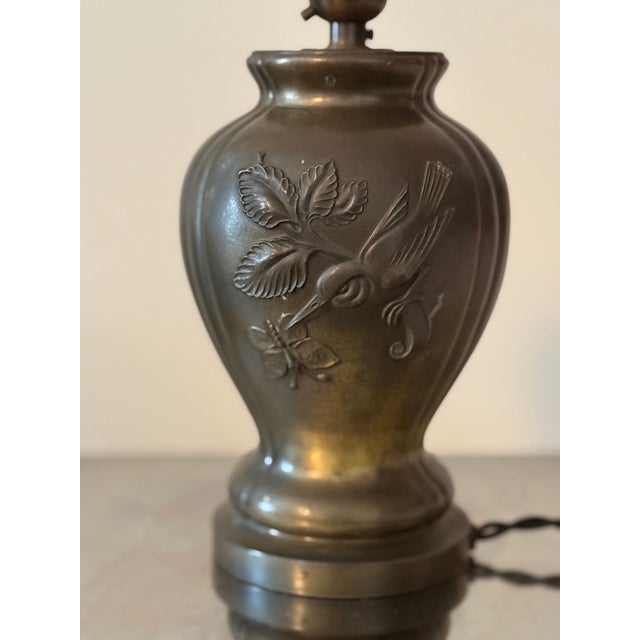 Gold Art Deco Bronze Table Lamp from Stjärnmetall, 1930s For Sale - Image 8 of 11