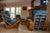 Paul Frankl Six Strand Pretzel Full Set - 3-Seat Sofa, Two Chairs, Ottoman For Sale - Image 4 of 18