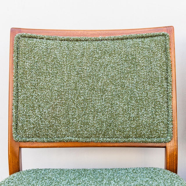 Vintage Mid Century Modern Walnut Dining Chairs by Skaraborgs For Sale In Los Angeles - Image 6 of 15