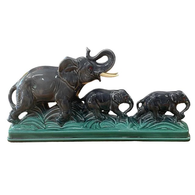 Elephant Ceramic Sculpture, 1960s For Sale - Image 10 of 10