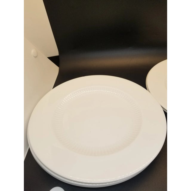 Vintage Wedgwood Galaxie White China Salad Plates, Made in England