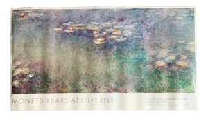 1978 Claude Monet Metropolitan Museum of Art Exhibit Poster