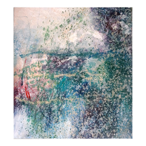 Contemporary Abstract Oil on Canvas "New Balance" by Reiner Heidorn