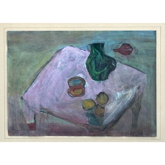 Art Still Life Painting by Ramzi Ghotbaldin; French Painter 2005 For Sale - Image 9 of 9