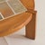 French Elm + Ceramic Round Coffee Table by Maison Regain, 1960s For Sale - Image 9 of 11