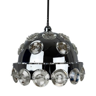 Vintage Pendant Light by Oscar Torlasco for Lumi, Italy, 1970s For Sale