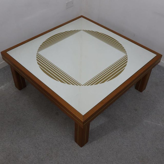 Brama model coffee table by Gianni Celada for Fontana Arte, Italy, 1970s Elegant and sophisticated, this Brama coffee...