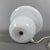 Vintage Space Age Mushroom Swirl Table Lamp in Murano Opal Glass, 1970s For Sale - Image 6 of 11