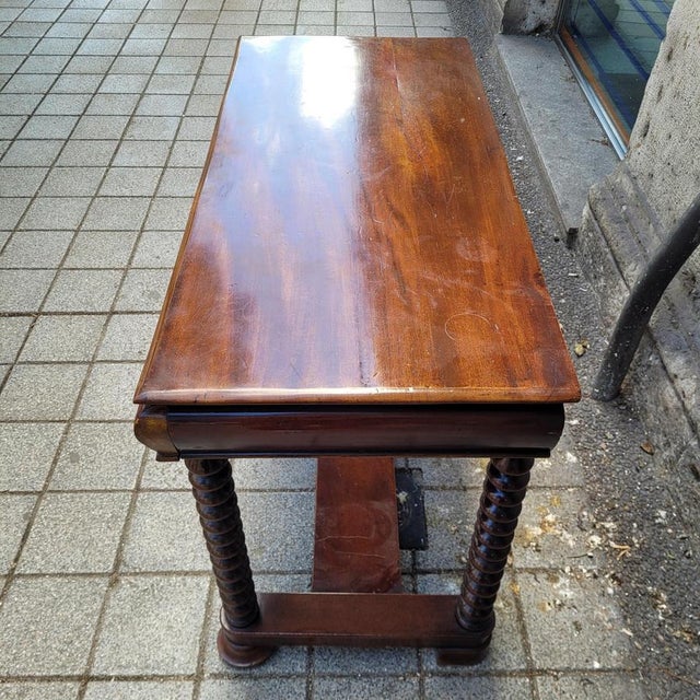 William IV Wooden Console Table, United Kingdom, 1840 For Sale - Image 13 of 18