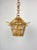 Bamboo & Rattan Lantern Chandelier Pendant, Italy, 1960s For Sale - Image 3 of 10