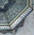 A new arrival. This beautiful metal inlaid Moroccan side table measures approximately 20" high and 18" from corner to...