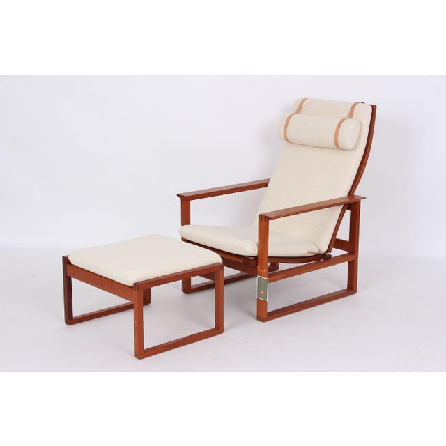 Vintage Model 2254 and 2248 Mahogany Seating by Børge Mogensen for Fredericia, 1960s, Set of 2 For Sale - Image 3 of 13