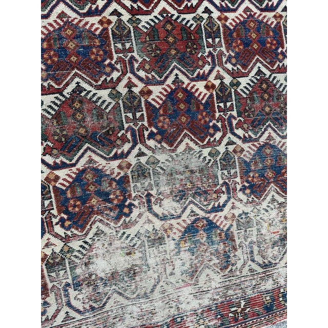 Afshar Cotton and Wool Rug, 1920s For Sale - Image 15 of 18
