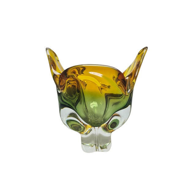 Mid-Century Modern Vase by J. Hospodka for Chribska Glassworks, Former Czechoslovakia, 1960s For Sale - Image 3 of 18