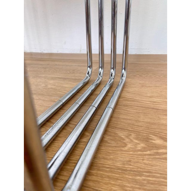 Bauhaus Chrome B9 Nesting Tables by Marcel Breuer, 1947, Set of 4 For Sale - Image 6 of 12