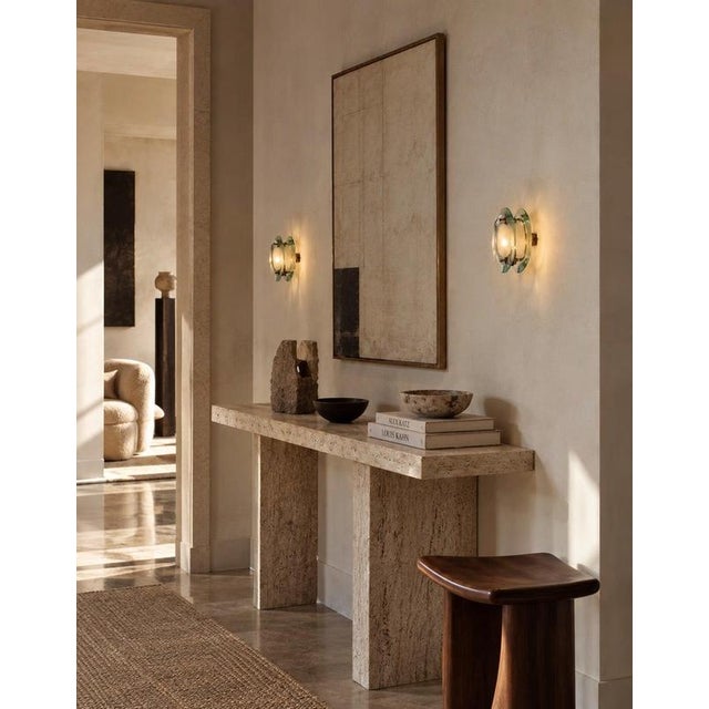 Model 2093 Wall Lights in Brass by Max Ingrand for Fontana Arte, 1960s, Set of 2 For Sale - Image 3 of 18