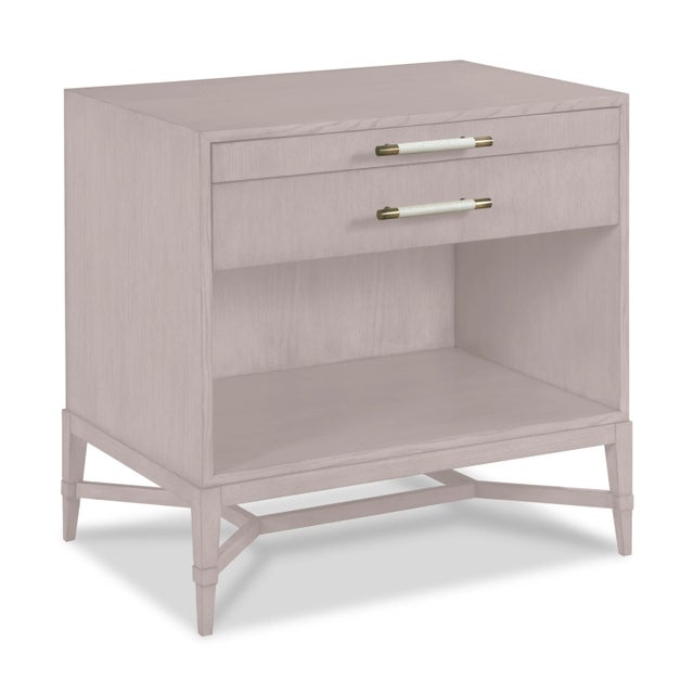 Modern Shea Bedside Table, Elephant Gray For Sale - Image 3 of 3