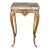 Rare Francois Linke Signed Marble Top Carved Louis XV End Table For Sale