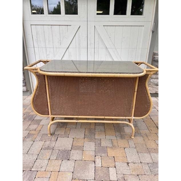 Mid 20th Century Vintage Tiki Bar For Sale - Image 5 of 12