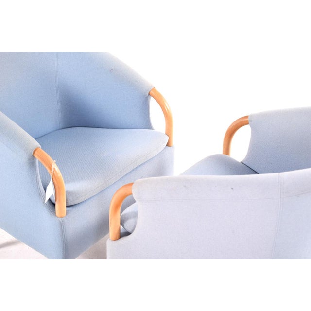 Set of Opus Easy Chairs by Ebbe Gehl & Soren Nissen for Nielaus, 1982 For Sale - Image 3 of 5